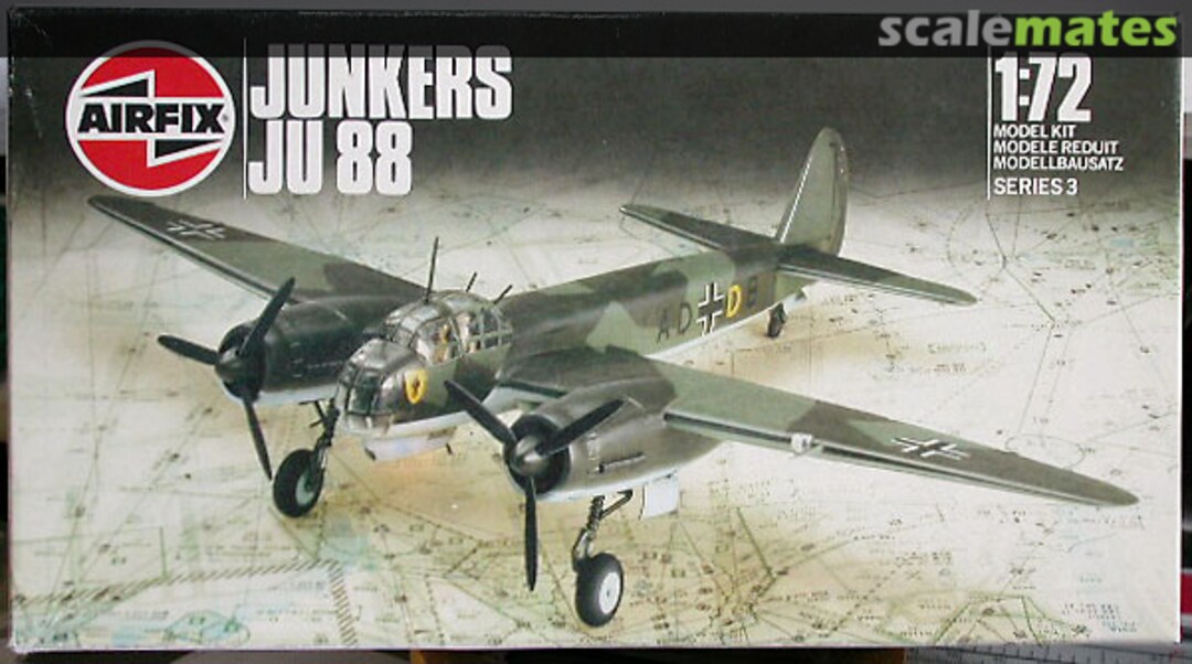 Boxart Junkers Ju 88 03007 Airfix