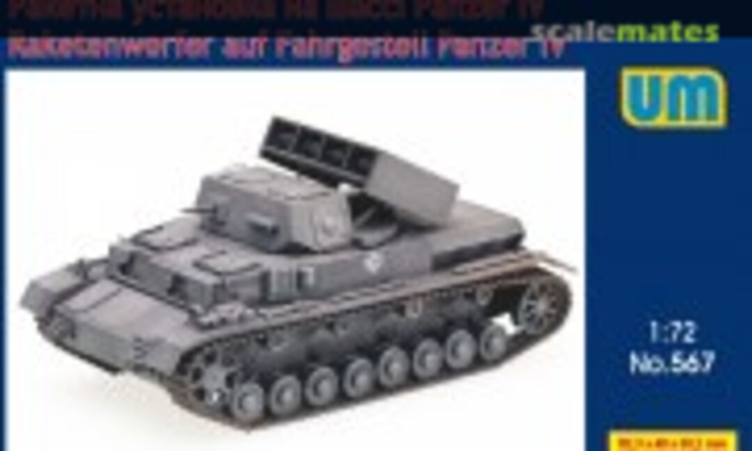 1:72 Raketenwerfer auf Fahrgestell Panzer IV (UM  567)