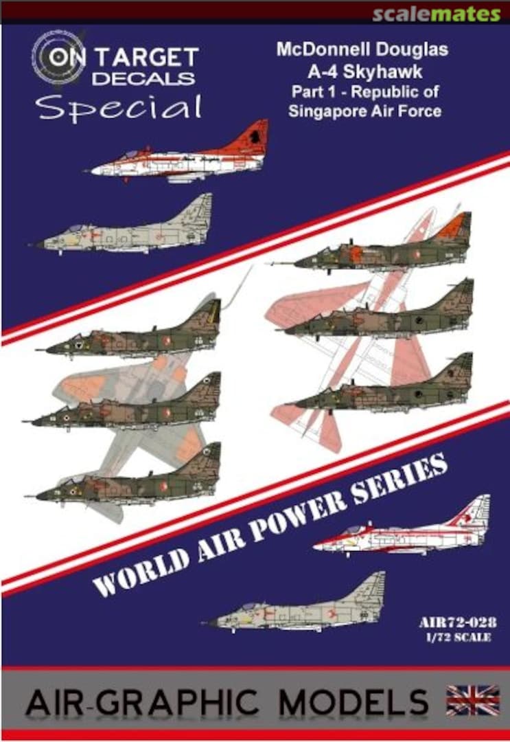 Boxart McDonnell Douglas A-4 Skyhawk AIR72-028 Air-Graphic Models