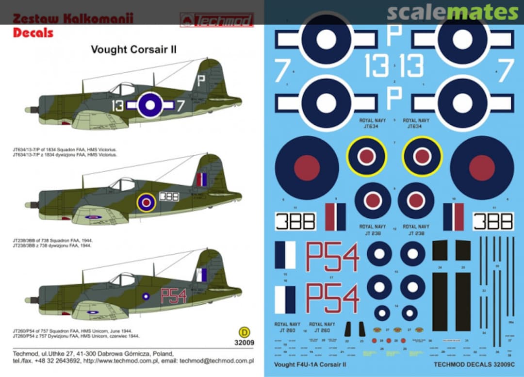 Boxart Vought Corsair II 32009 Techmod