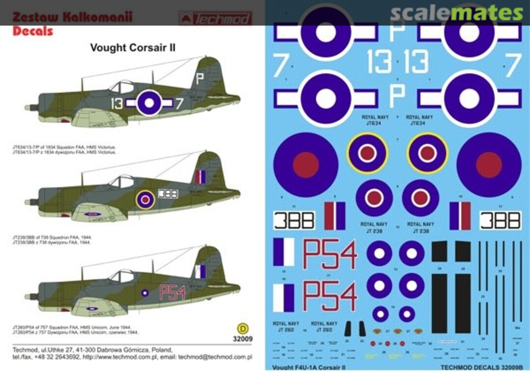 Boxart Vought Corsair II 32009 Techmod