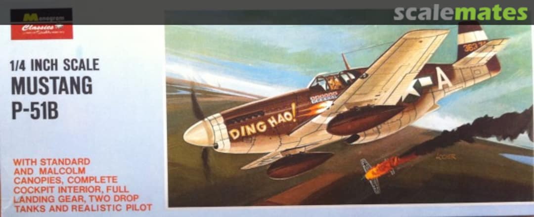 Boxart P-51B Mustang 85-0136 Monogram