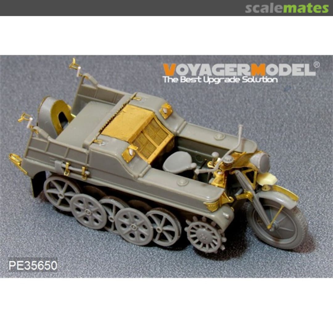 Boxart WWII German Sd.Kfz.2 kleines Kettenkrad (Dragon) PE35650 Voyager Model