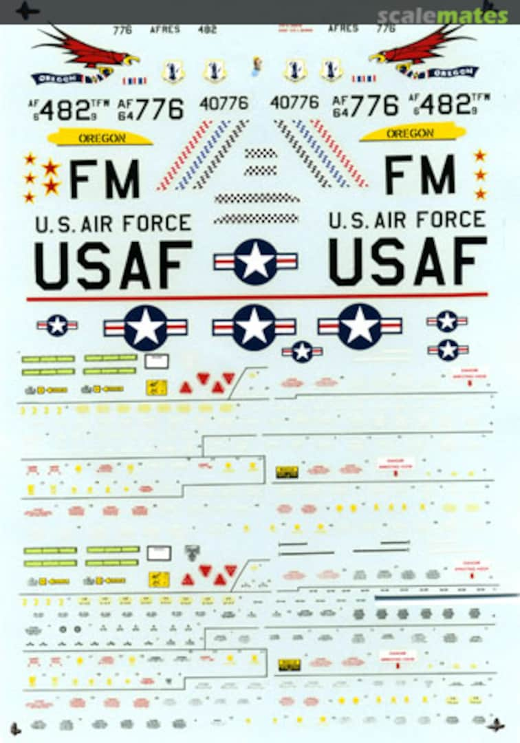 Boxart F-4's; 64-0829 482 TFW/93 TFS/915 TFG; 64-0766 123 FIS; 64-0766 123 FIS/142 FIG 72-380 Microscale