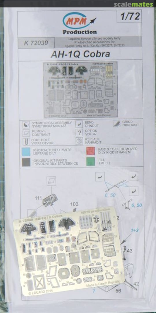 Boxart AH-1Q Cobra K72030 MPM Production