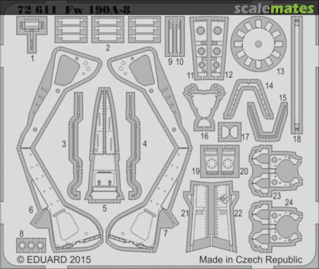 Boxart Fw 190A-8 72611 Eduard