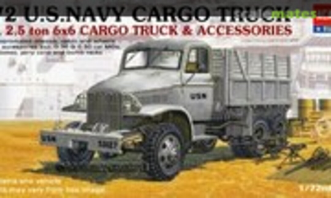 1:72 U.S. 2,5 ton 6x6 Cargo Truck &amp; Accessories (Academy 72002)