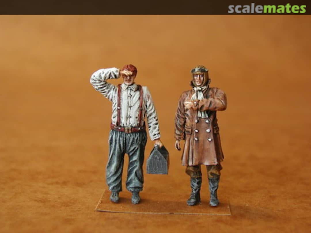 Boxart RFC Pilot + Mechanic WW I (2 fig.) F48027 CMK