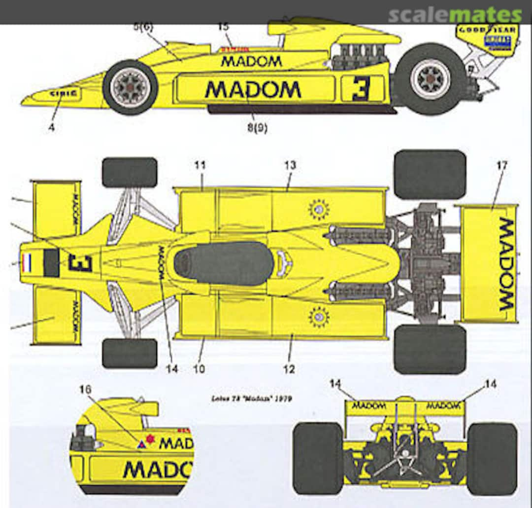 Boxart Type 78 "MADOM" 1979 ST27-DC596C Studio27