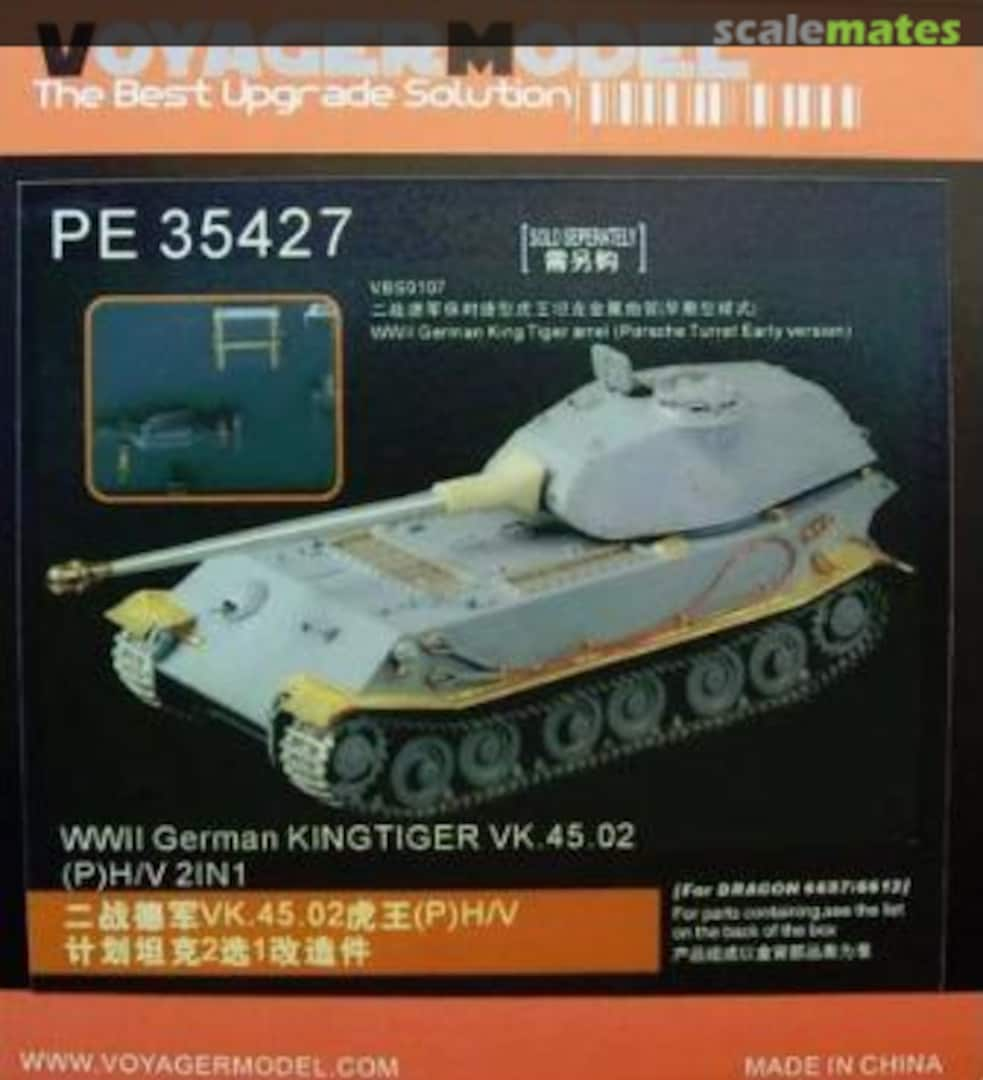 Boxart Kingtiger VK.45.02 (P)H/V PE35427 Voyager Model