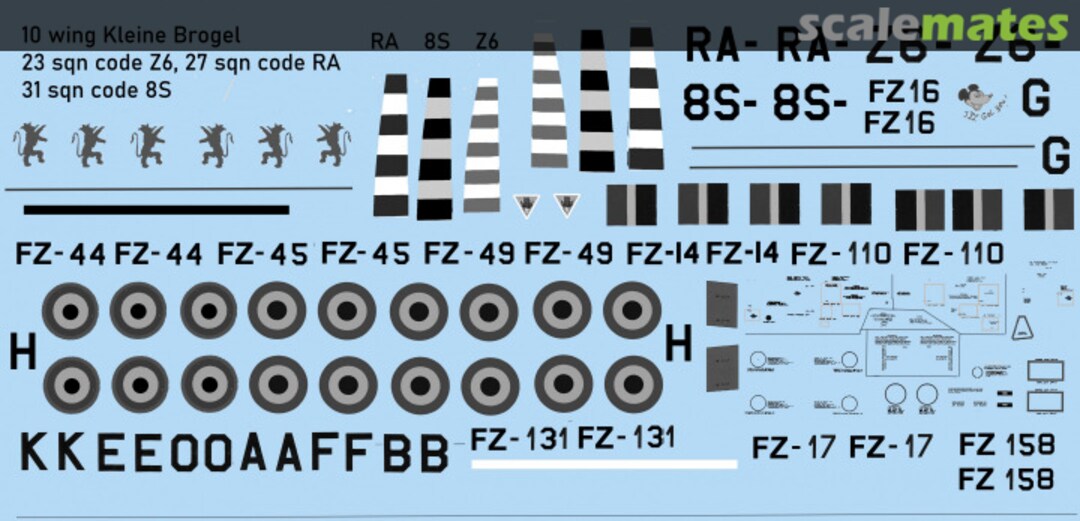 Boxart thunderjet KB F84GKB02 Stropdecal