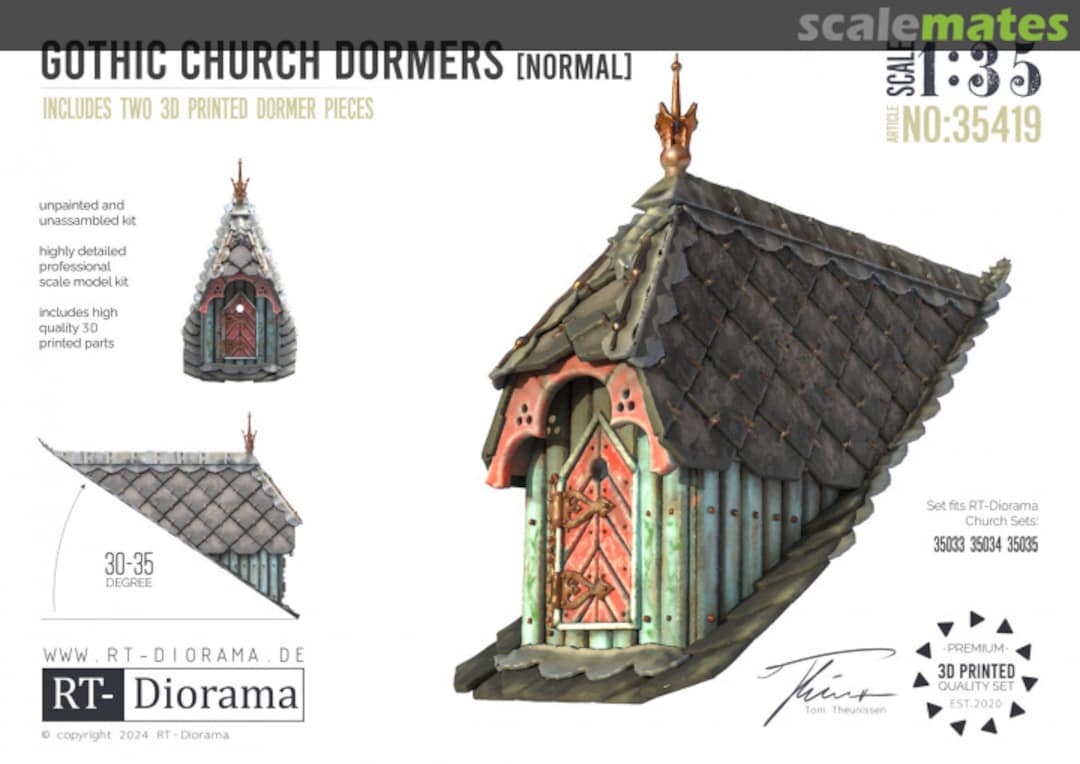 Boxart Gothic Church Dormers (Normal) 35419 RT-Diorama