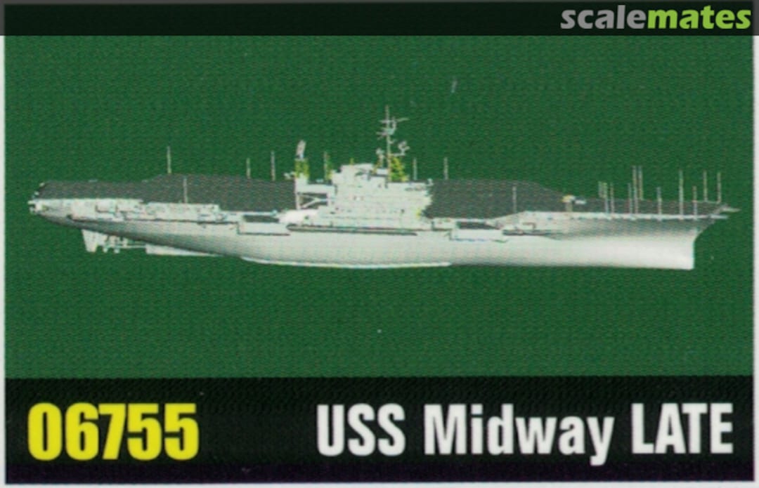 Boxart USS Midway CV-41 LATE 06755 Trumpeter