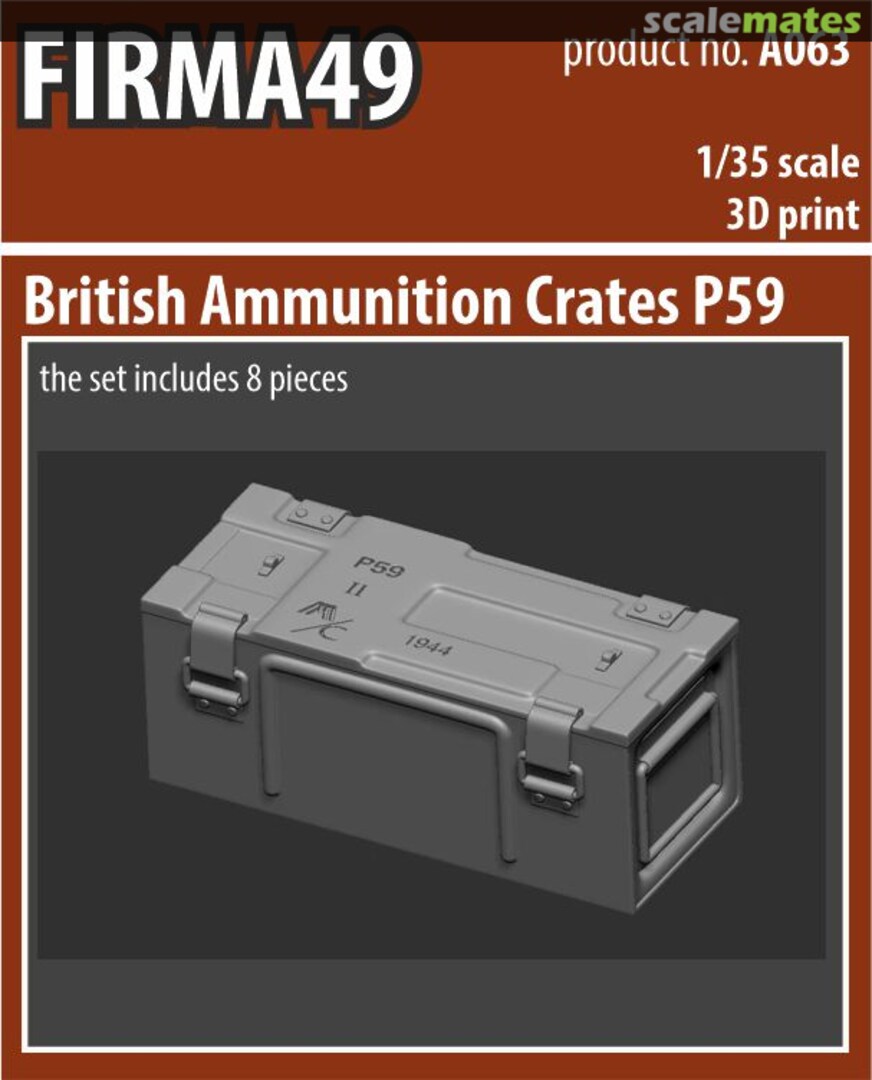 Boxart Ammunition Crate (P59) A063 Firma49