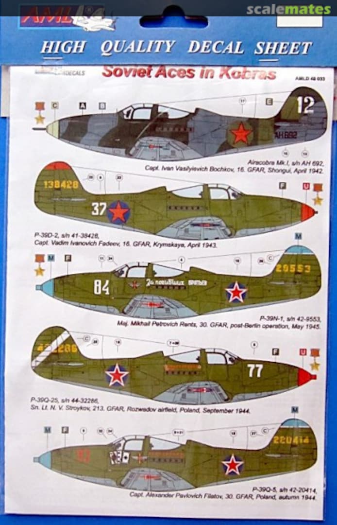 Boxart Soviet Aces in Kobras 48033 AML