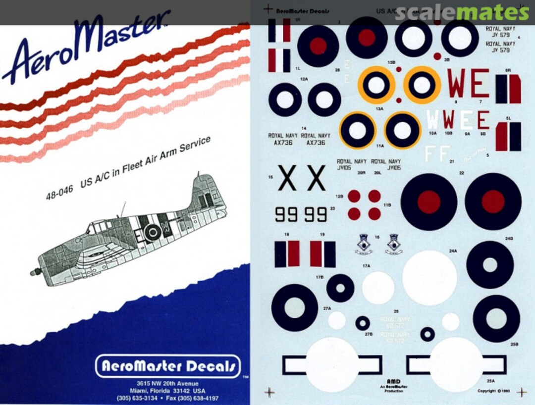 Boxart US A/C in Fleet Air Arm Service 48-046 AeroMaster