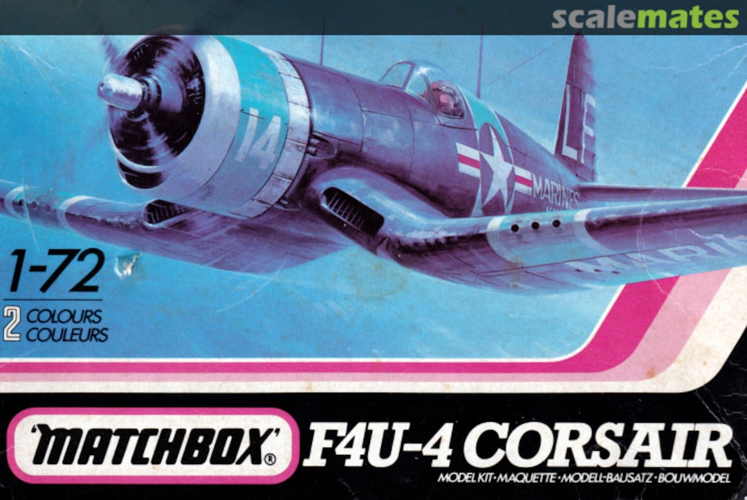 Boxart F4U-4 Corsair PK-14 Matchbox