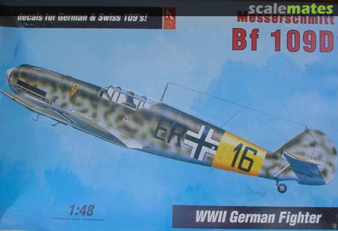 Boxart Messerschmitt Bf 109D HC1568 Hobbycraft