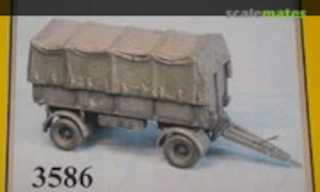 1:35 Einheitsanhänger 8 ton German cargo trailer (Elite Modell 3586)