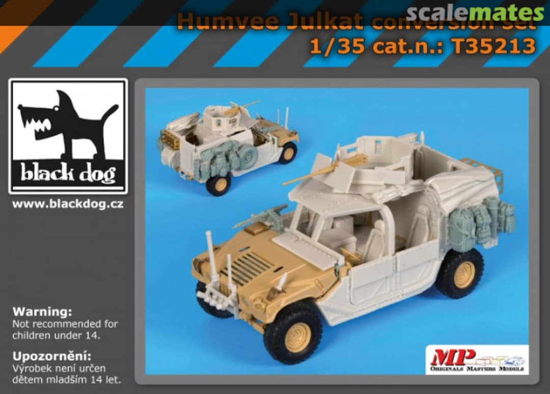 Boxart Humvee Julkat conversion set T35213 Black Dog