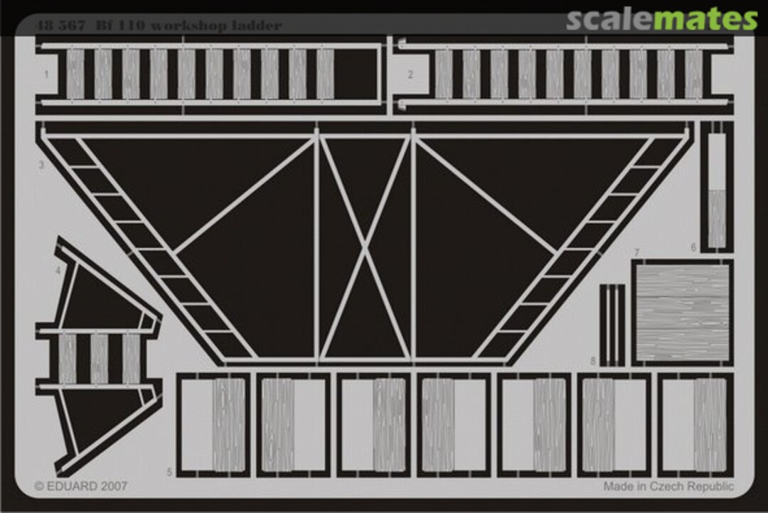 Boxart Bf 110 - Workshop Ladder 48567 Eduard