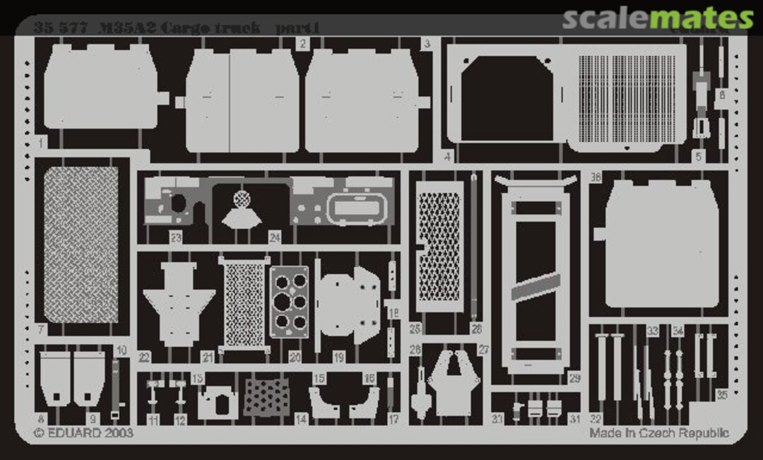 Boxart M35A2 Cargo Truck 35577 Eduard