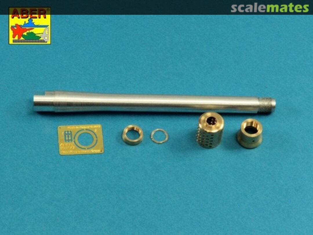 Contents 150mm Barrel with muzzle brake for German E-100 Heavy Tank Krupp turret 35L261 Aber