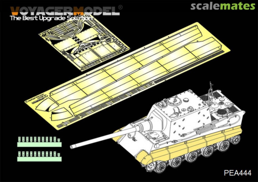 Boxart WWII German Sd.Kfz.186 Panzerjäger "Jagdtiger" Schurzen Normal Version PEA444 Voyager Model