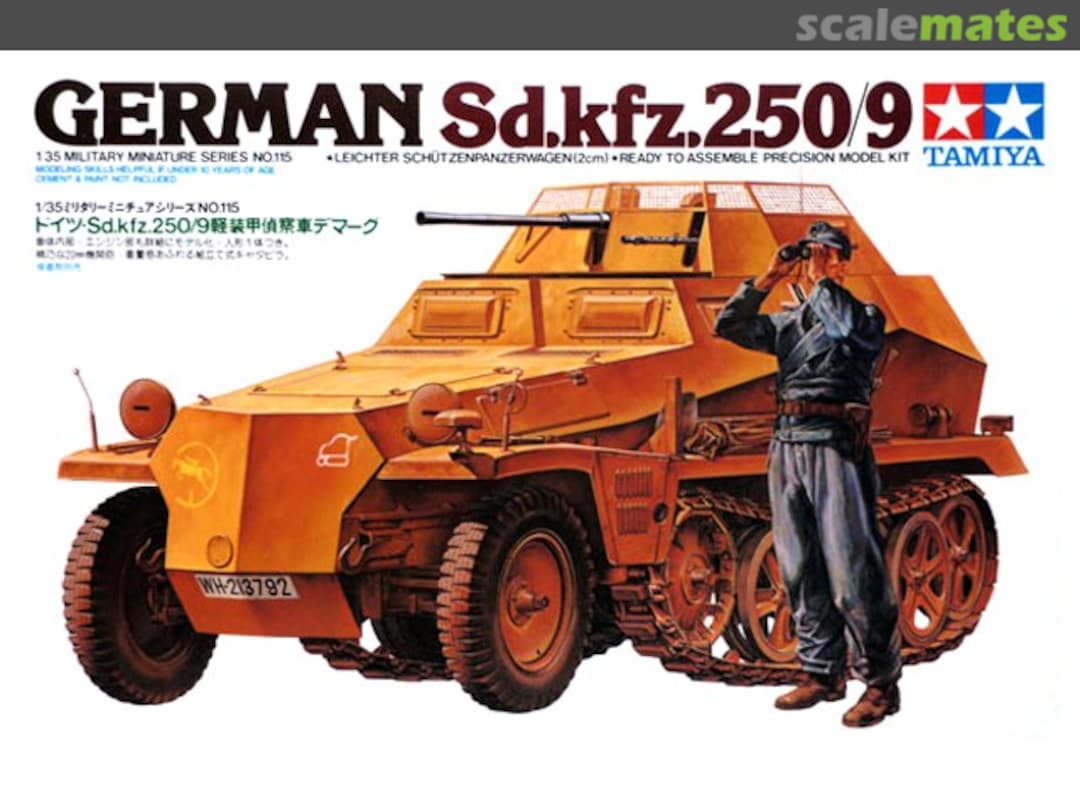 Boxart Sd.Kfz. 250/9 Ausf. A 35115 Tamiya