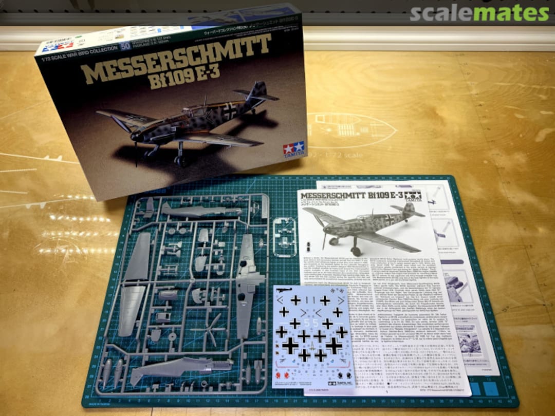 Contents Messerschmitt Bf 109 E-3 60750 Tamiya