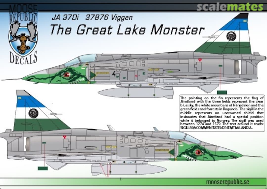 Boxart JA 37Di 37876 Viggen 72028 Moose Republic Decals