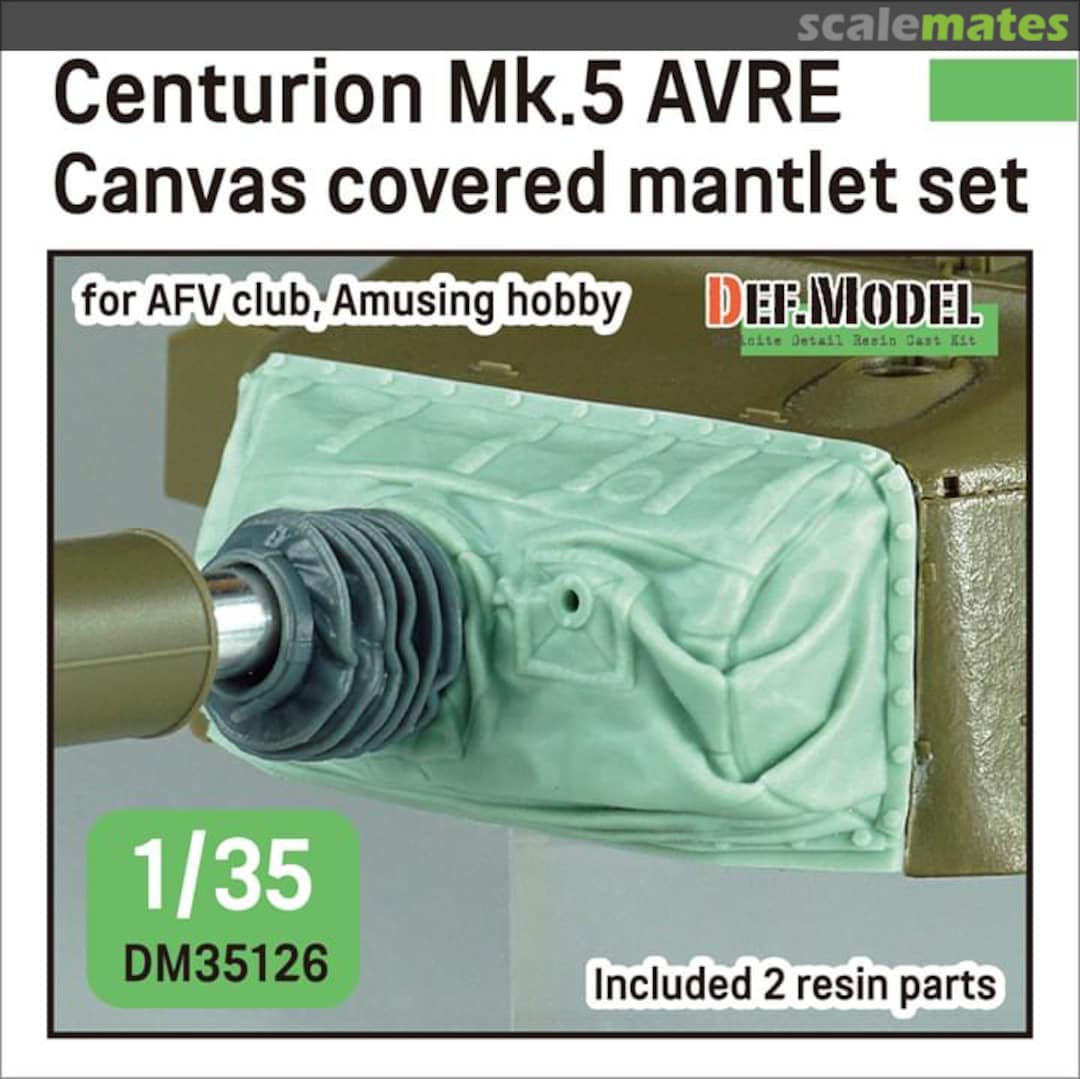 Boxart Centurion Mk. 5 AVRE Canvas Covered Mantlet Set DM35126 Def.Model