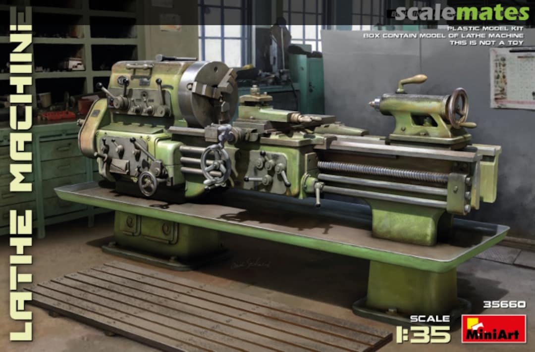 Boxart Lathe Machine 35660 MiniArt