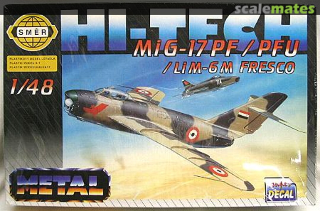 Boxart MiG-17 PF/ PFU / LiM-6M Fresco 0826 Směr