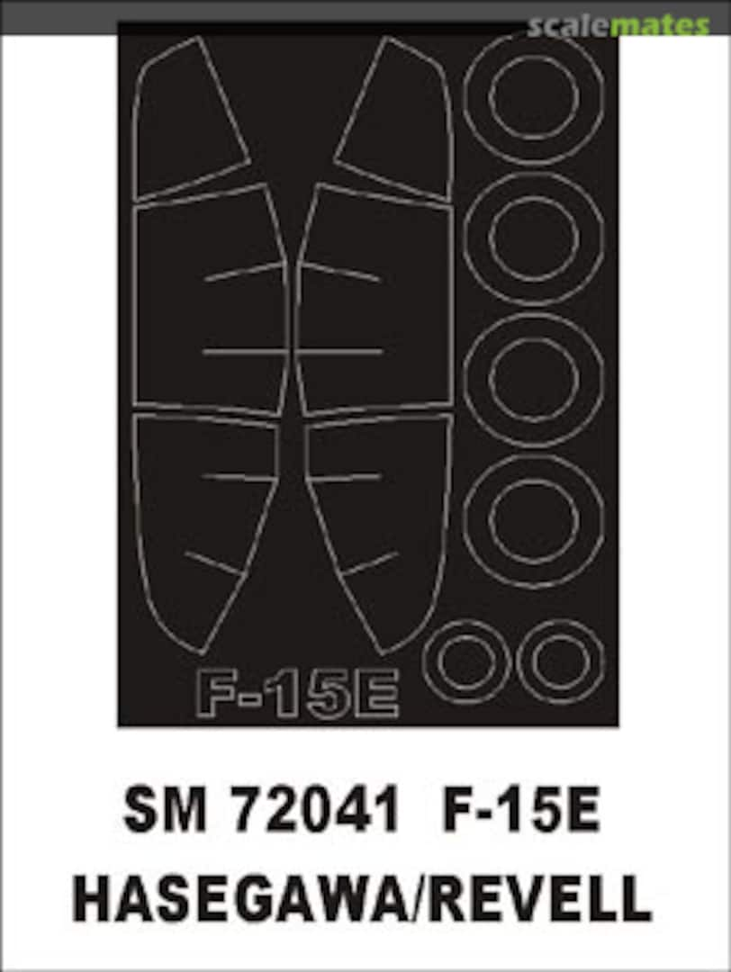 Boxart McDonnell Douglas F-15E paint mask SM72041 Montex