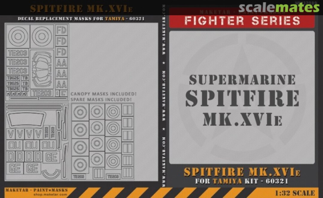 Boxart Supermarine Spitfire Mk.XVIe MM32089 Maketar