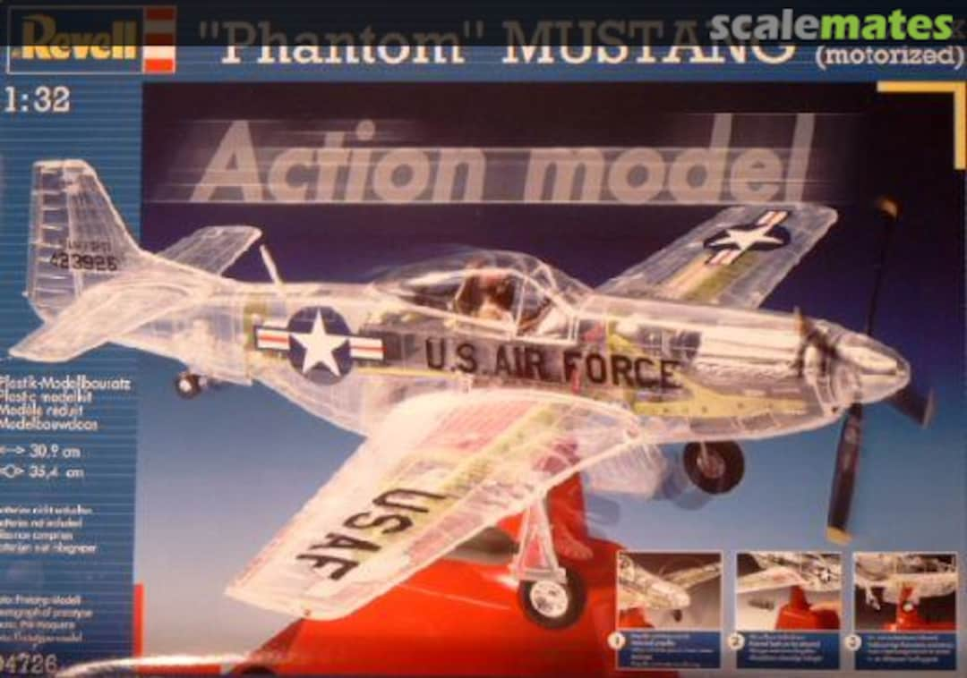 Boxart "Phantom" Mustang F-51D / P-51K (motorized) 04726 Revell