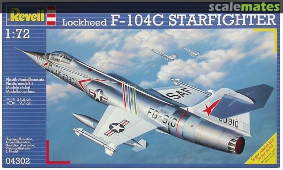 Boxart Lockheed F-104C Starfighter 04302 Revell