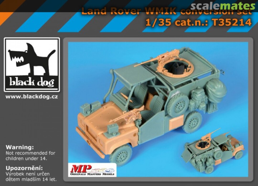 Boxart Land Rover WMIK conversion set T35214 Black Dog