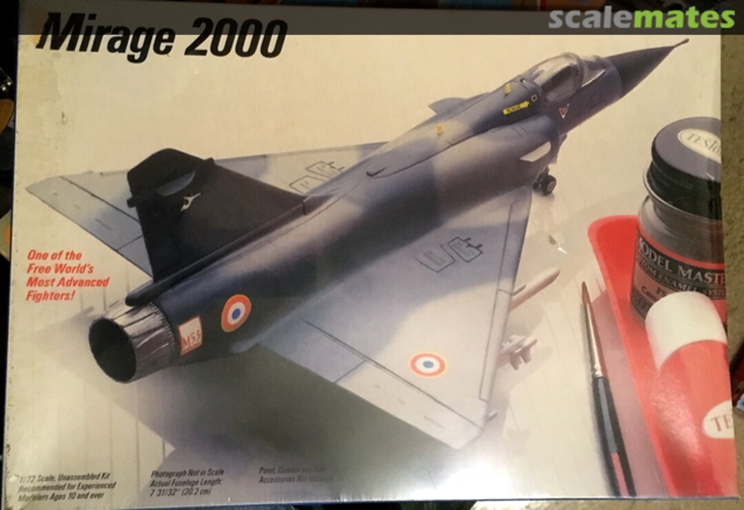 Boxart Dassault-Breguet Mirage 2000 412 Testors