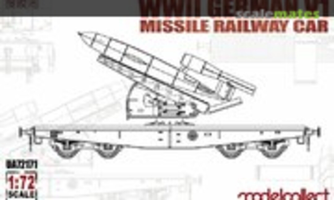 1:72 WWII German V1 Missile Railway Car (Modelcollect UA72171)