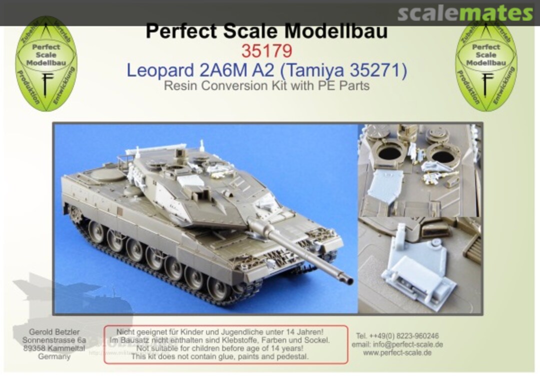 Boxart Leopard 2A6MA2 35179 Perfect Scale Modellbau