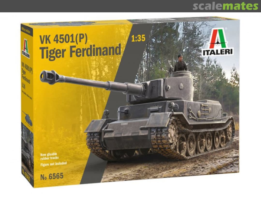 Boxart VK 4501(P) Tiger Ferdinand 6565 Italeri