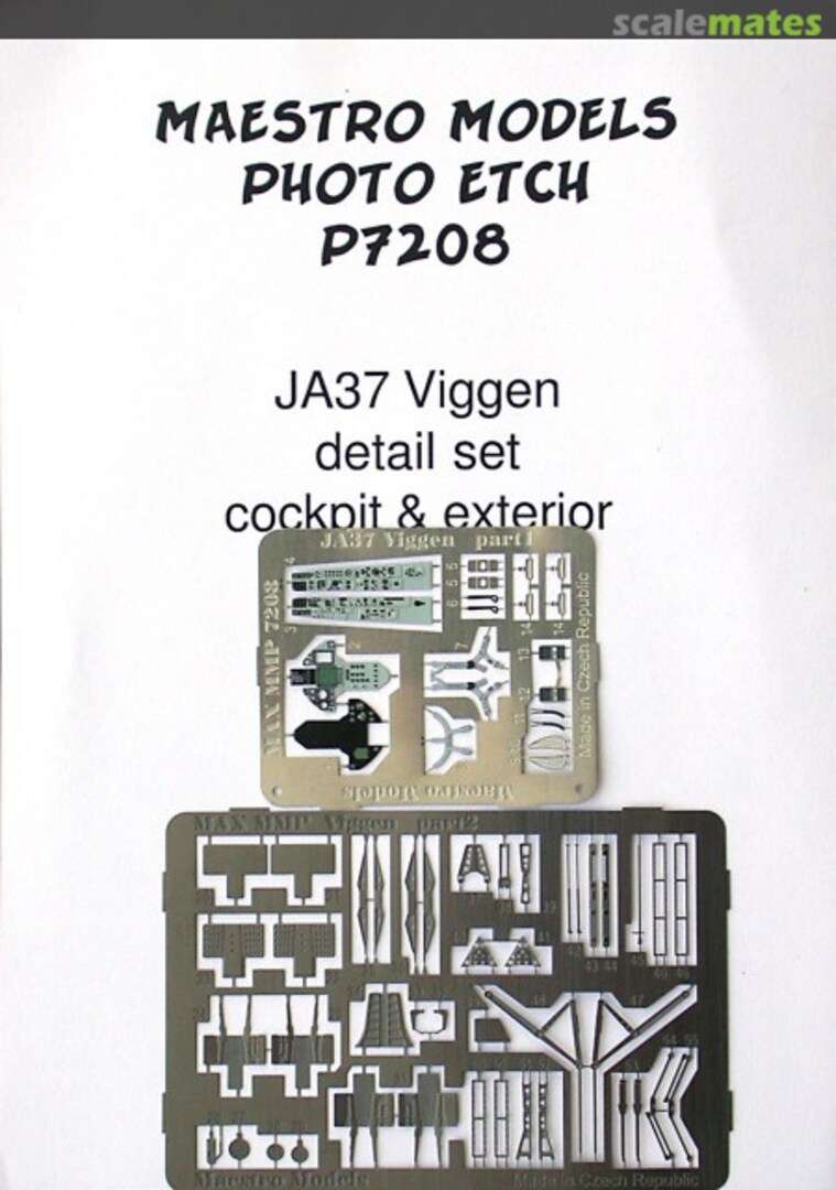 Boxart JA37 Viggen MMP7208 Maestro Models