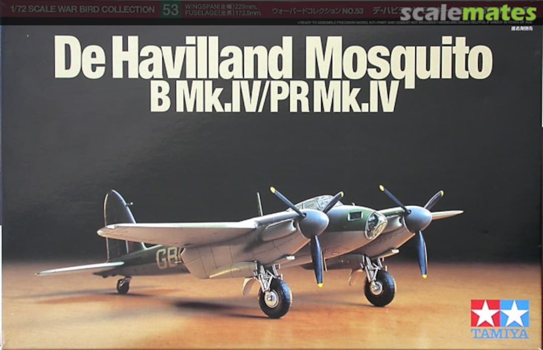 Boxart De Havilland Mosquito B Mk.IV/PR Mk.IV 60753 Tamiya