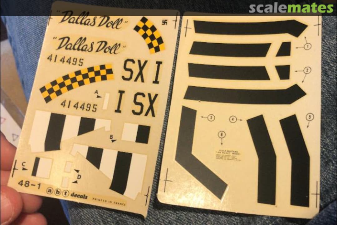 Boxart P-51D 'Dallas Doll' 48-1 ABT Decals