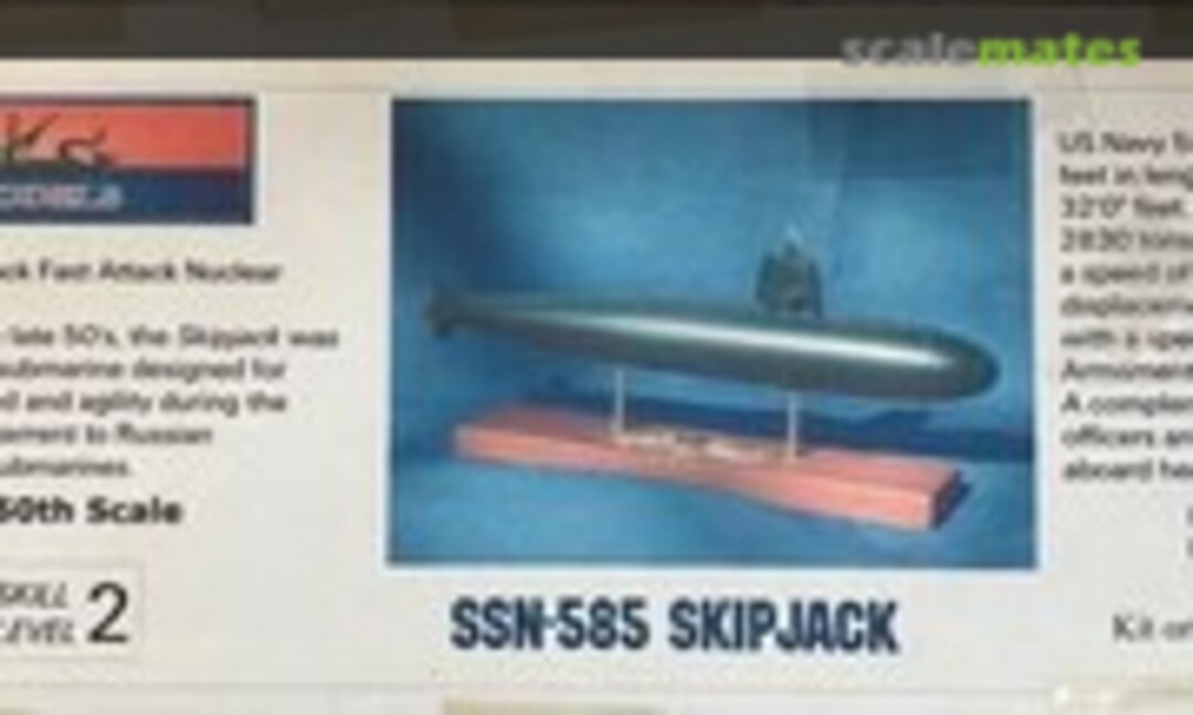 SSN-585 Skipjack (Viking Models VKB1012)