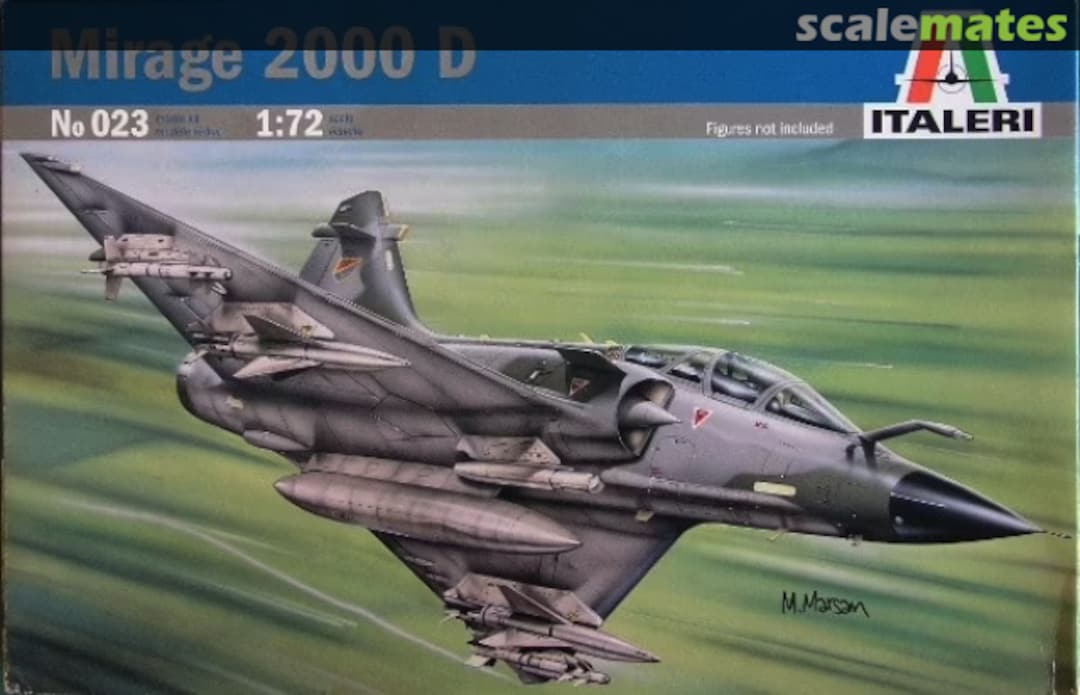 Boxart Mirage 2000 D 023 Italeri