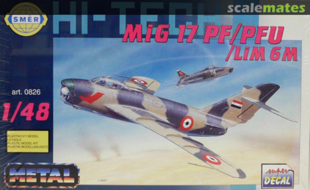 Boxart MiG-17PF/PFU/LiM-6M 0826 Směr