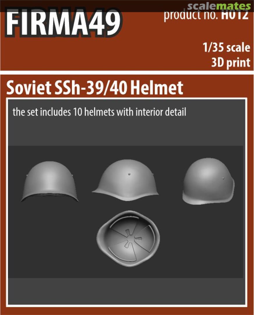 Boxart SSh-39/40 Helmet H012 Firma49